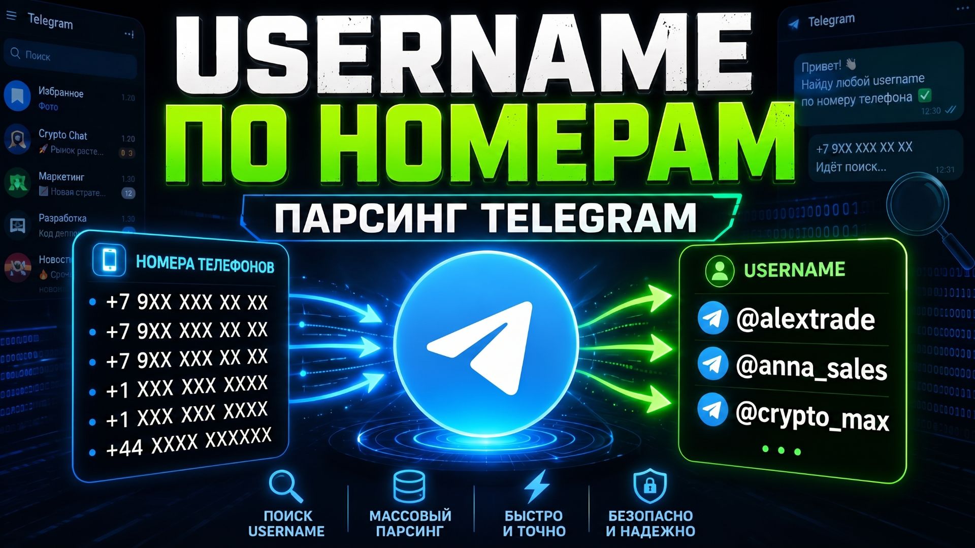 Парсер телеграм. Парсинг в телеграм 2026. смотреть онлайн