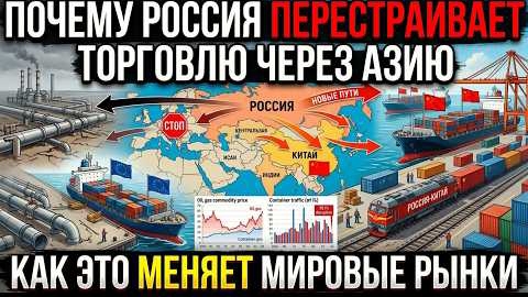 Почему Россия перестраивает торговлю через Азию — и как это меняет мировые рынки