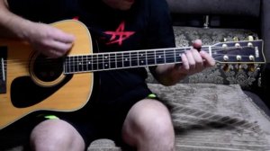 Кино - Стук Cover на гитаре