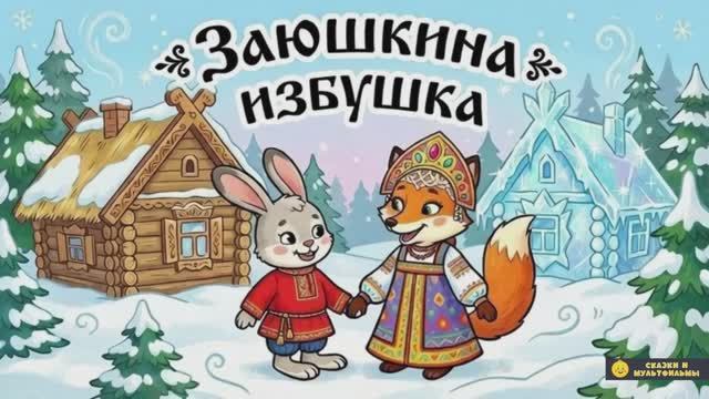 ЗАЮШКИНА ИЗБУШКА🐰🦊 | Русская народная сказка