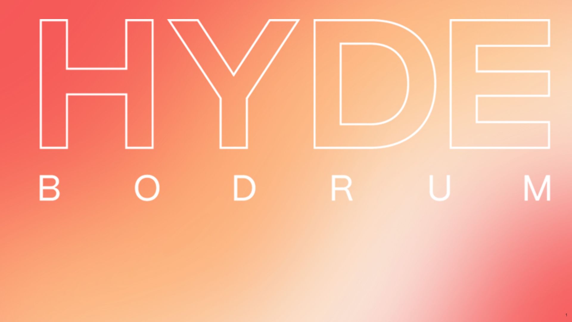 Турция. Бодрум. Hyde Bodrum 5*