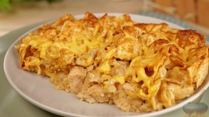 ПИРОГ ИЗ ЛАВАША С КУРИЦЕЙ