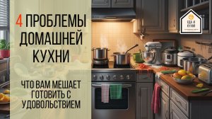 Четыре проблемы домашней кухни