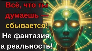 Избранный, всё о чём ты думаешь становится реальным. ☀️