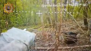 Апти Алаудинов «АХМАТ». Уничтожение вражеского блиндажа с живой силой противника