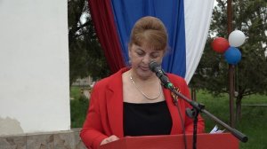 Общешкольная линейка, приуроченная 91-годовщине Победы в Великой Отечественной войне.
