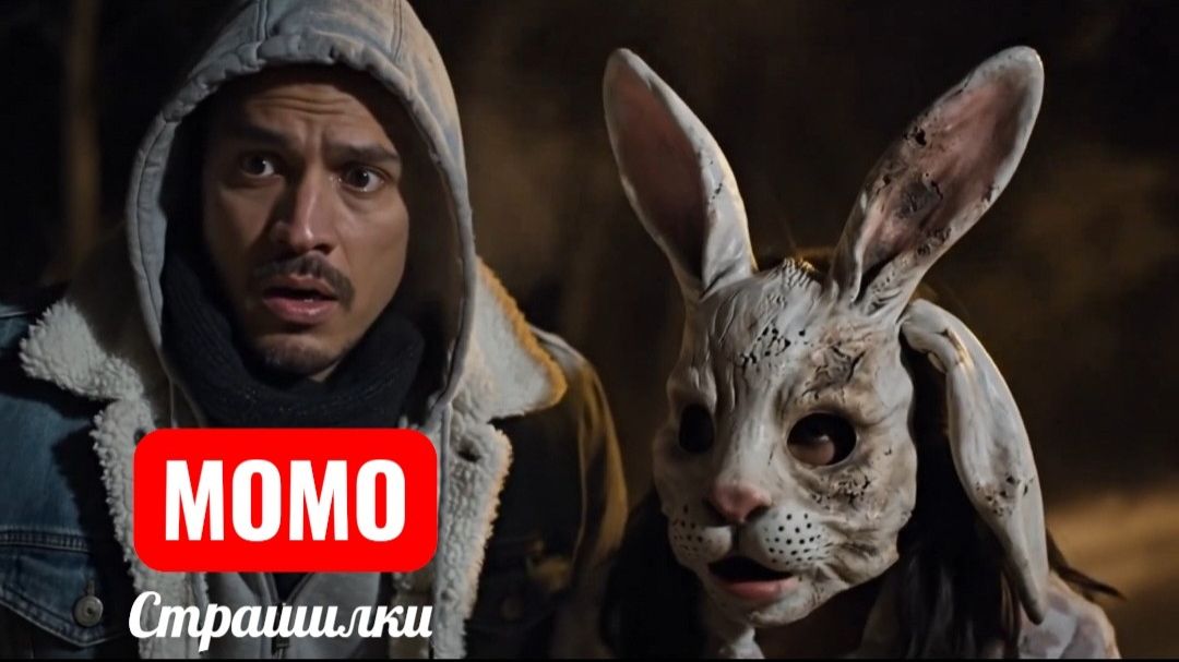 МОМО ЗАЯЦ ПРИСЛЕДУНЮЕТ МЕНЯ ВО ВРЕМЯ ПРОГУЛКИ. СТРАШИЛКИ МОМО. смотреть онлайн
