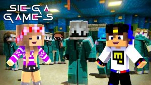 МОЙ ДРОН снял ИГРА В КАЛЬМАРА в МАЙНКРАФТ НУБ И ПРО ЭВОЛЮЦИЯ ВИДЕО MINECRAFT Евгенбро