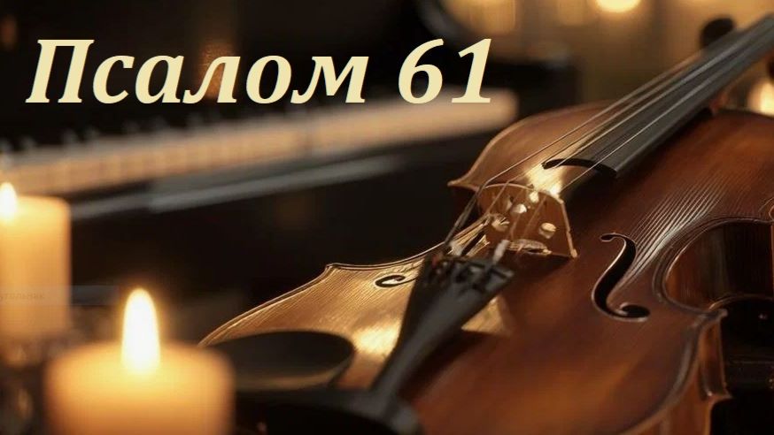 Библия. Псалом 61 с музыкальным оформлением