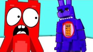 Желейный Мишка Против Дом Внутри Бонни В Майнкрафт ~ Испытания Мультик MINECRAFT ! Медведь Нуб