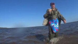СНЯЛ РЫБЫ С ЛОВУШКИ НА КОЛАХ ЦЕЛЫЙ МЕШОК! КАК ЭТО ВСЁ УПЕРЕТЬ? ИДУЩИЙ ПО ВОДЕ!