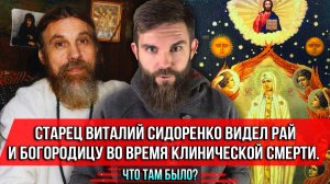 ❗️Старец Виталий Сидоренко видел рай и Богородицу во время клинической смерти. Что там было?