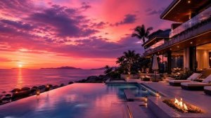 Private Villa Escape 🌴 Night Poolside Deep House Mix