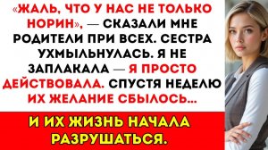 На семейной вечеринке родители сказали «Жаль, что твоя сестра не единственный ребёнок». Тогда я