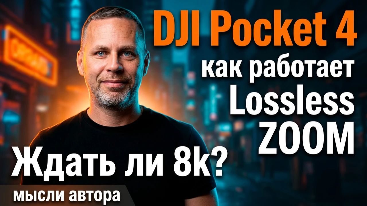 DJI Pocket 4: что такое Lossless zoom и ждать ли 8k?