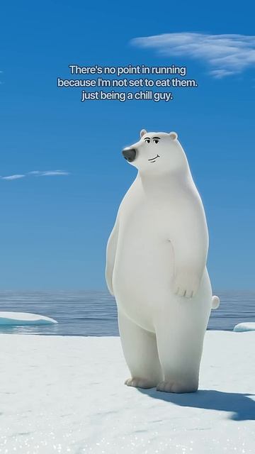 Just being a chill guy...Polar Bear #SEALOOK