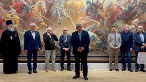Николай Овсиенко на торжественном открытии галереи Василия Нестеренко