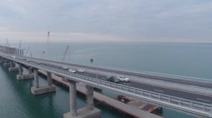 За 8 лет по Крымскому мосту проехало 33 млн машин