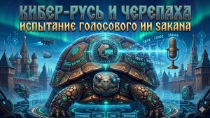 Кибер-русь и черепаха испытание голосового ИИ Sakana