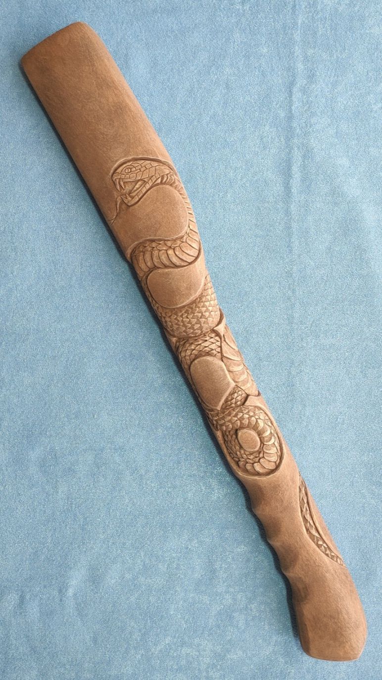Топорище «Гадюка» Carved Ax Handle «Viper Snake» &11 #shorts