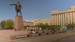 Прогулка по Санкт-Петербургу вдоль Московского проспекта от м. Московская до м. Парк Победы