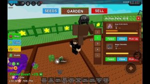 играю в вырасти сад(ROBLOX)