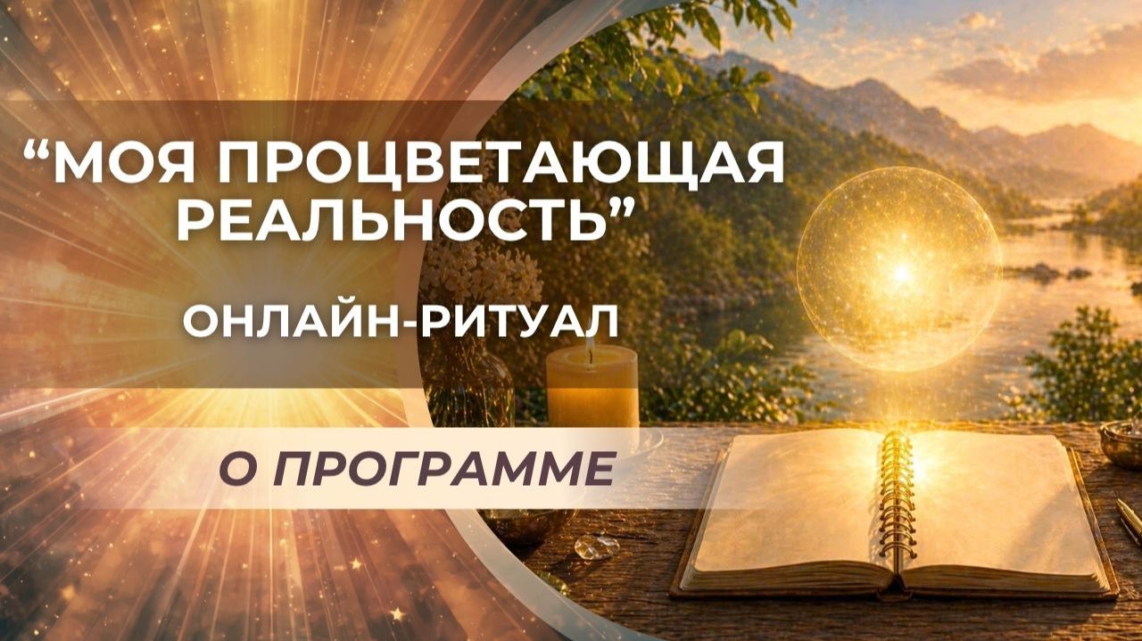 Онлайн-ритуал «Моя процветающая реальность». О программе