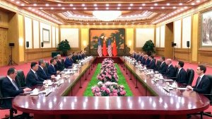 В Пекине завершился основной день переговоров лидеров Китая и США.