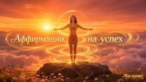 Мощные аффирмации на счастье и успех | Внутренняя сила, уверенность и благополучие