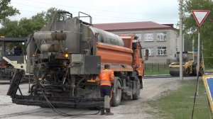 Дорожные работы в с.Мереть. Сузунский МО.
