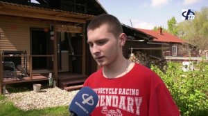 Погорельцы дома на улице Чернышевского просят помочь в восстановлении кровли