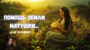 ПОМОЩЬ ЗЕМЛИ МАТУШКИ…ДЛЯ ЖЕНЩИН