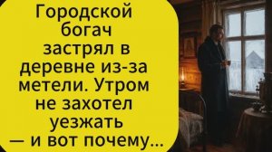 Городской богач застрял в деревне из за метели. женские истории. истории из жизни. из форума истории