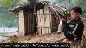 Новая жизнь в горах: строим дом из бамбука, собираем урожай и продаём фрукты 🌿🏔️
