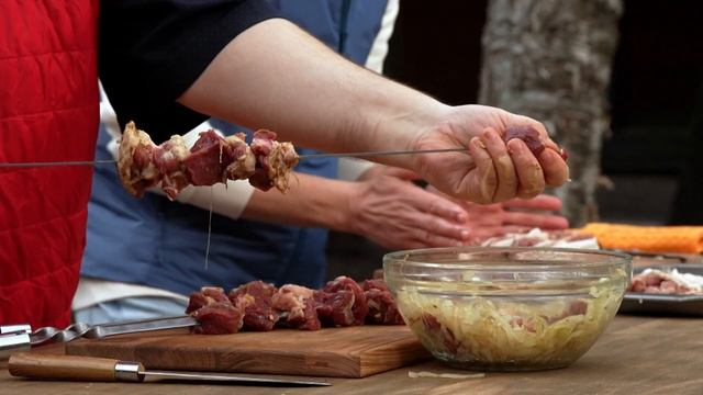 Готовим на даче. 2. Шашлык из баранины.