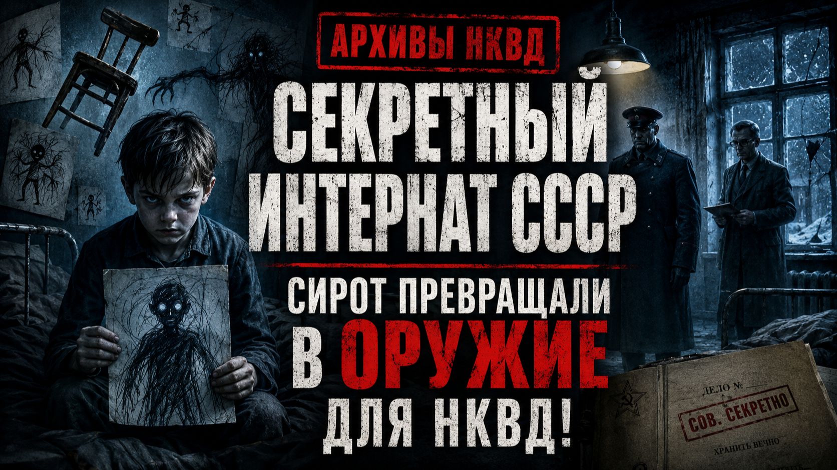 Тайные Архивы НКВД: Секретный интернат СССР. Сирот превращали в оружие для НКВД! Мистика