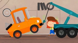 Мультфильм для детей про автосервис и эвакуатор. Доктор Машинкова.