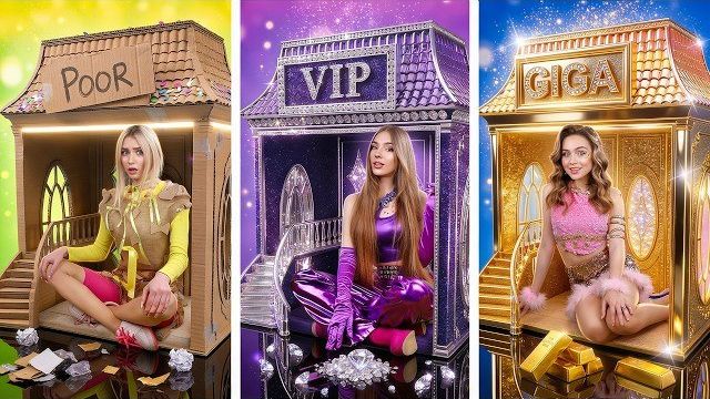 Богатая vs Бедная vs Гига Богатая vs Ультра Богатая Девушка! Кто Возглавит Клуб Богатых