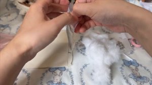 Инструкция по сборке серого котика-брелка с бантиком от Balori (ВБ: 498851137)