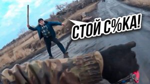 Напал на байкера 😳 Мото ситуации