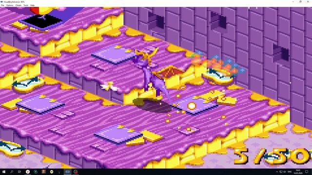 Spyro: Attack of the Rhynocs 100% Part 11 GBA (Deutsch version)