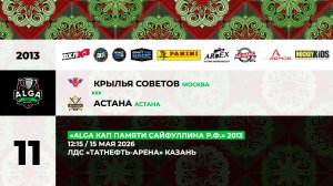 12:15-14:15 Крылья Советов–Астана (малая арена)