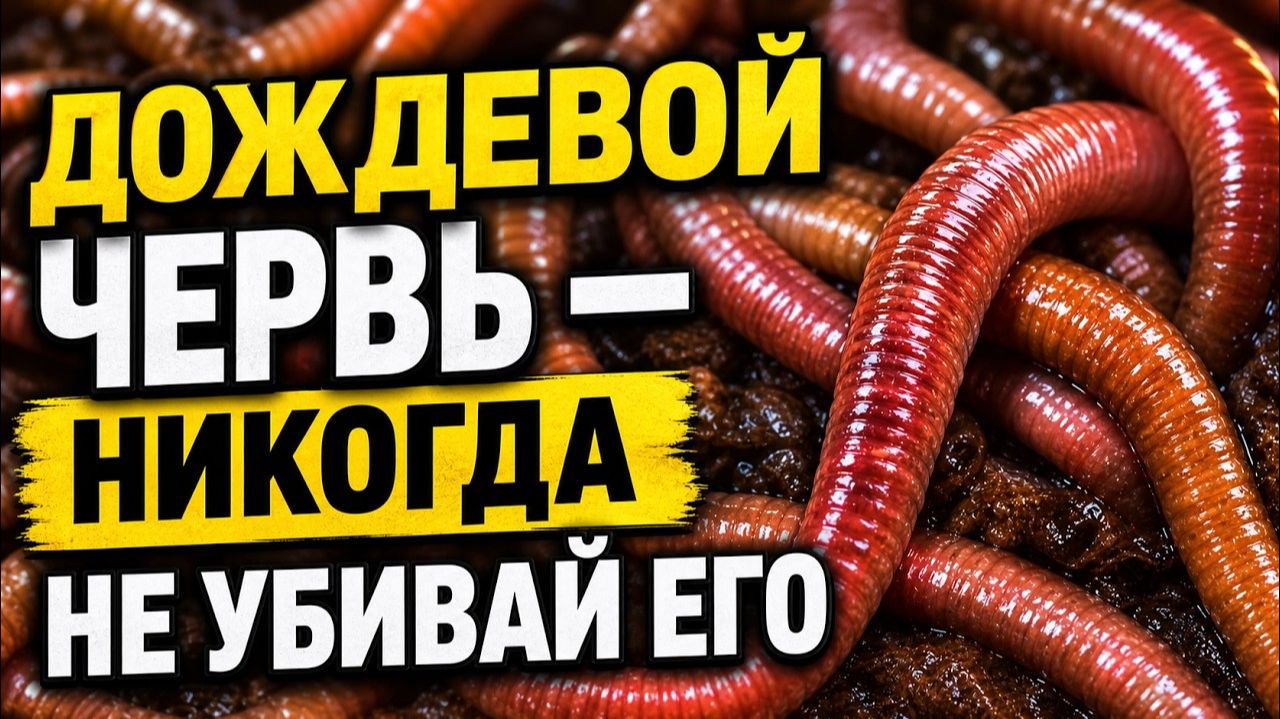Дождевой Червь — Никогда Не Убивай Его. Вот Почему