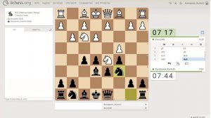 Шахматы на lichess, партия №58 - 1of6