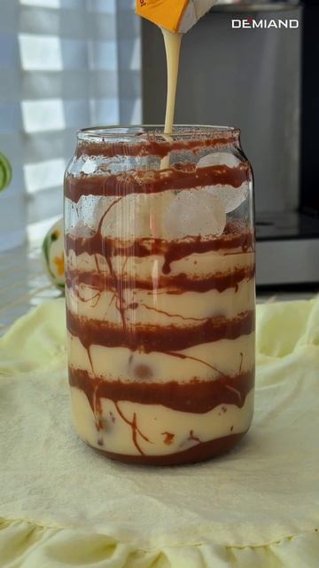 АЙС ЛАТТЕ БАНАН ШОКОЛАД 🍫🍌