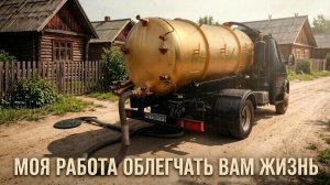 Ваш личный «анти-вонючка»: Говновоз спешит на помощь! Будни ассенизатора