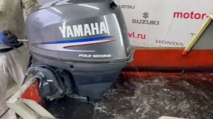 Запуск двигателя Yamaha F25