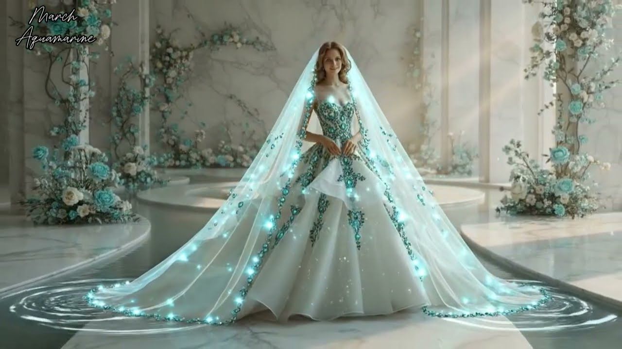 12 свадебных платьев с драгоценными камнями 💎 | Волшебные свадебные преображения | АСМР. Фильмы
