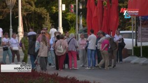 Волгоград встретил теплоход с туристами