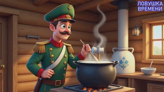 Каша из топора — мультфильм сказка